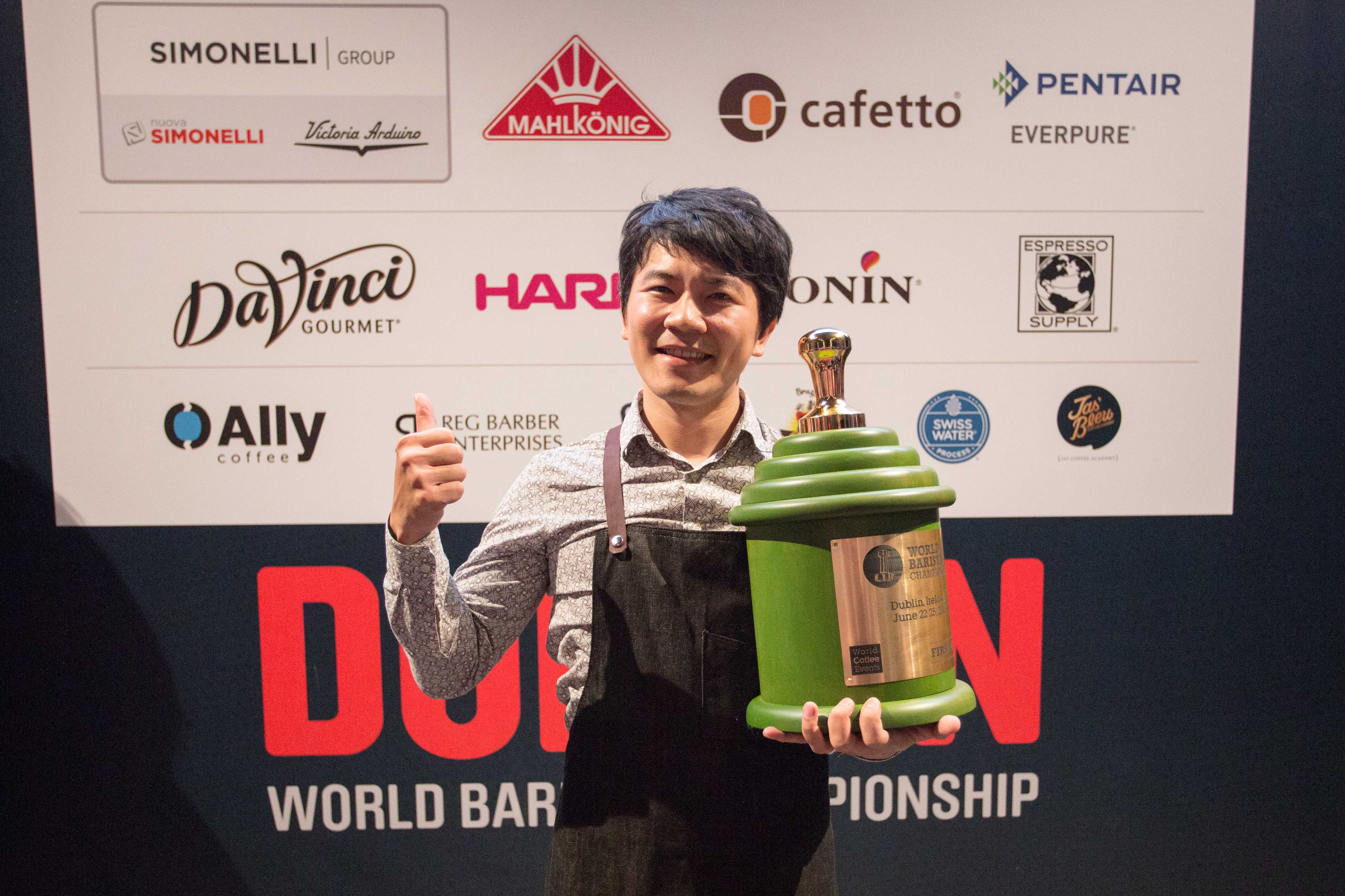 Congratulations to 2016 World Barista Champion Berg Wu of Taiwan